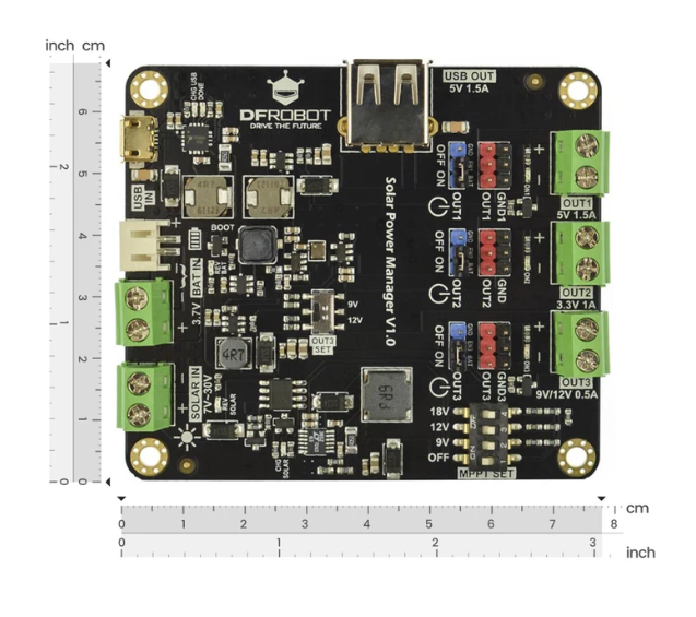 Solar Power Manager (for 9V/12V/18V Solar Panel)