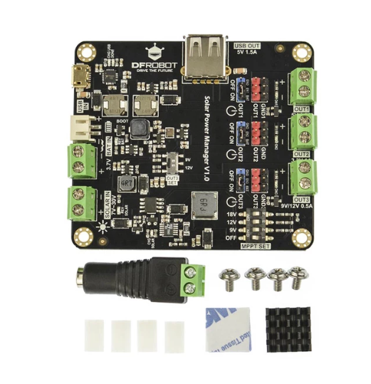 Solar Power Manager (for 9V/12V/18V Solar Panel)