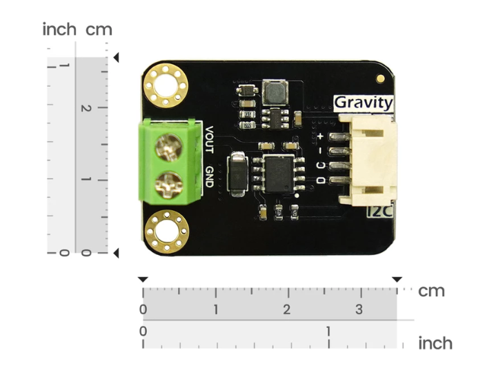 Gravity: GP8211 I2C 15-bit DAC Module (0-5V/10V)