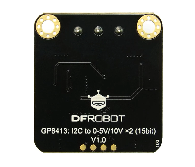 Gravity: GP8413 2-Channel 15-bit I2C to 0-5V/10V DAC Module