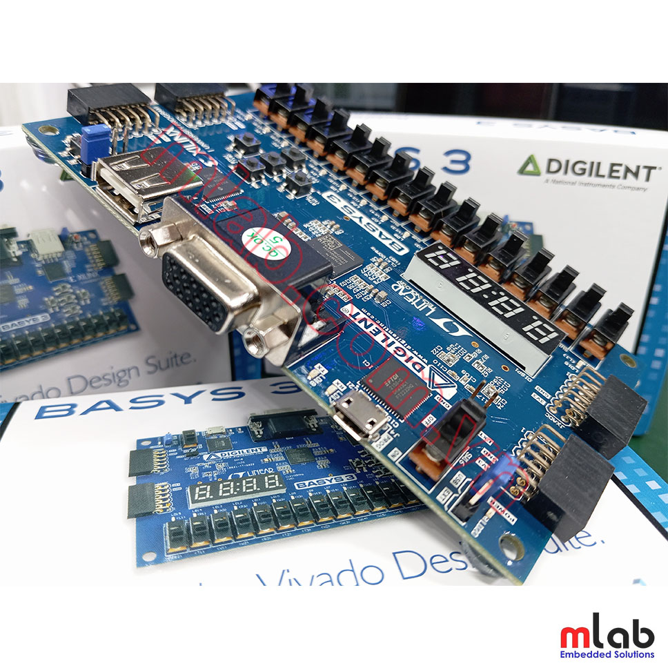 Basys 3 Artix-7 FPGA Trainer Board: XILINX core, Recommended for Introductory Users