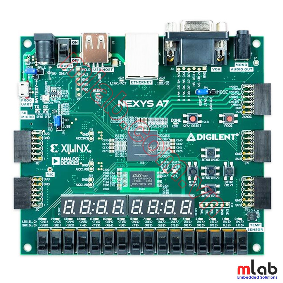 Nexys A7: FPGA Trainer Board Recommended for ECE Curriculum, Artix-7 XILINX