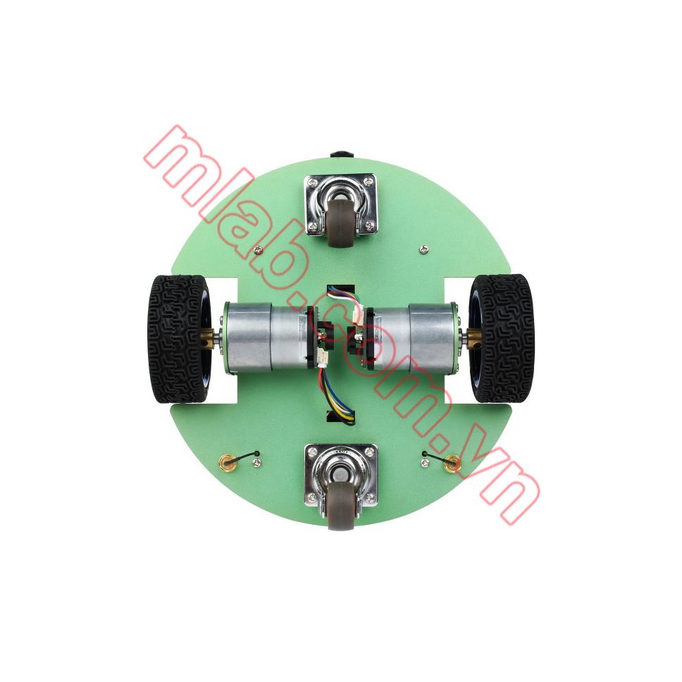 JetBot Professional Version ROS AI Kit Accessories, Dual Controllers AI Robot, Lidar Mapping, Vision Processing