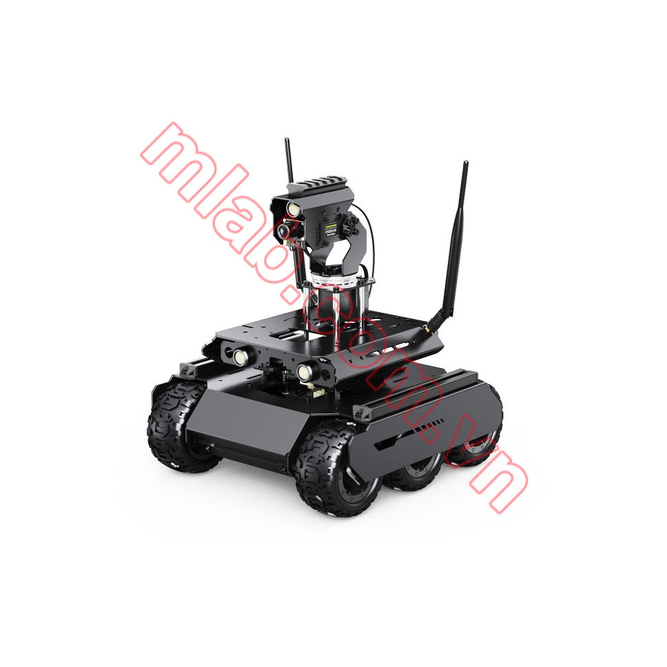 UGV Rover Open-Source 6 Wheels 4WD AI Robot dành cho NVIDIA Jetson Orin AI KIT