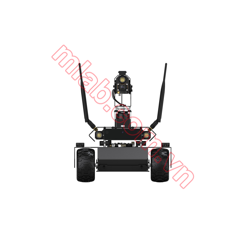 UGV Rover ROS 2 Open-source 6 Wheels 4WD AI Robot dành cho NVIDIA Jetson Orin Dev Kit