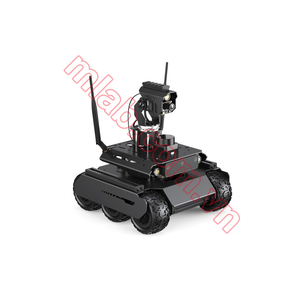 UGV Rover ROS 2 Open-source 6 Wheels 4WD AI Robot dành cho NVIDIA Jetson Orin Dev Kit