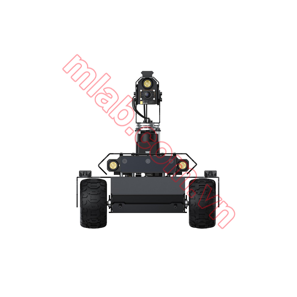 UGV Rover ROS 2 Open-source 6 Wheels 4WD AI Robot, Dual controllers, All-metal Body, Flexible and Expandable dành cho Raspberry Pi 5