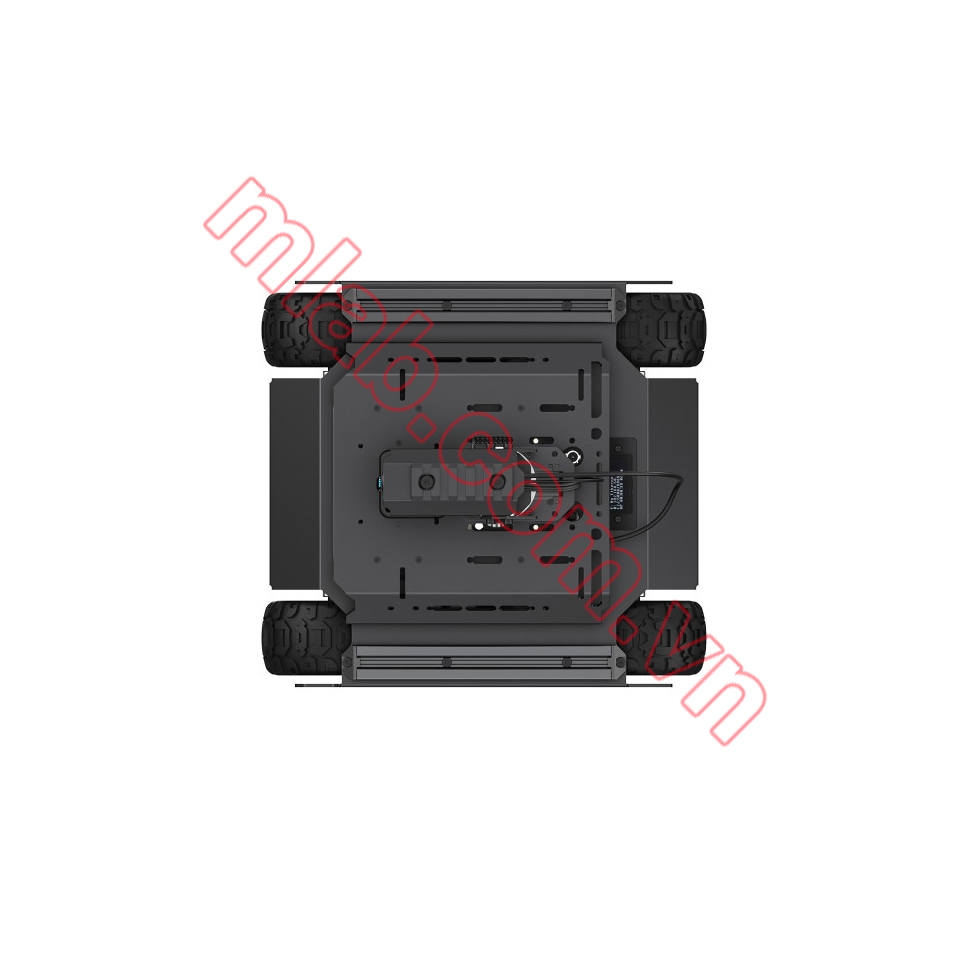 UGV Rover ROS 2 Open-source 6 Wheels 4WD AI Robot, Dual controllers, All-metal Body, Flexible and Expandable dành cho Raspberry Pi 5