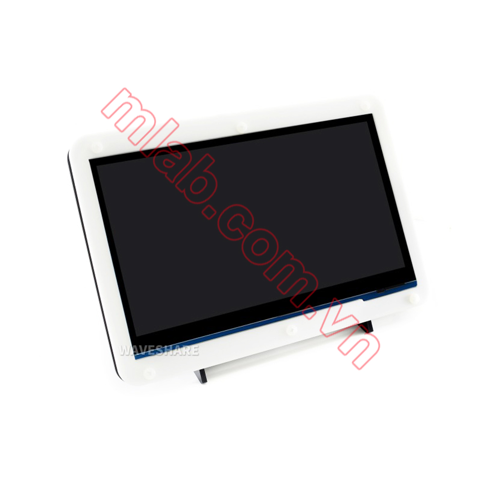 Màn hình LCD 7inch HDMI (C) (with Case), 1024×600, IPS, cảm ứng điện dung Waveshare