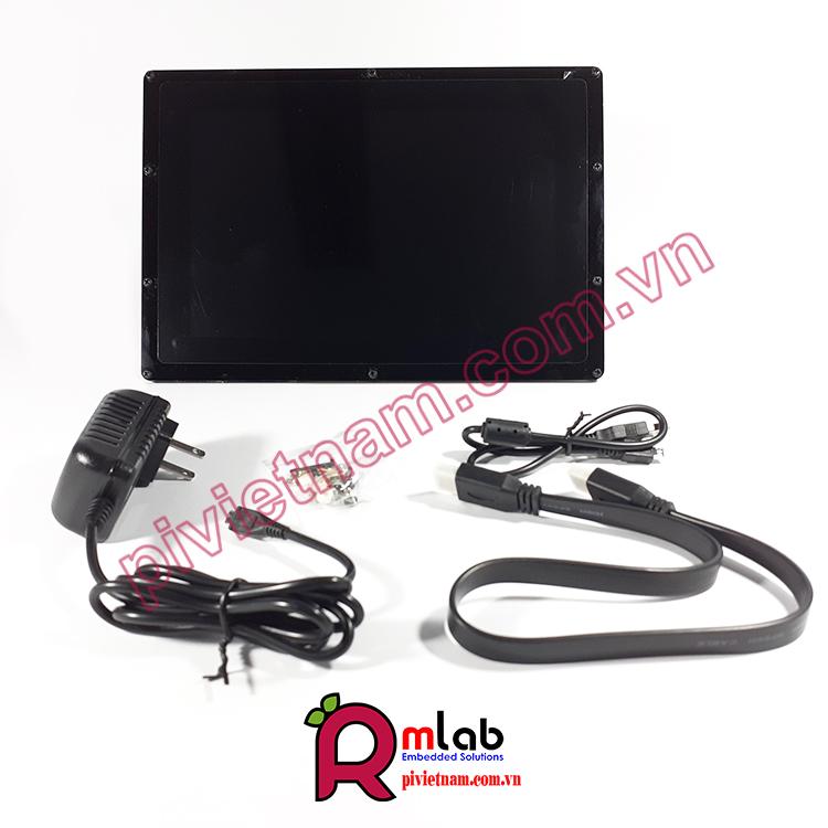 Màn hình LCD 10.1inch HDMI (B) (with case), 1280×800, IPS, cảm ứng điện dung Waveshare