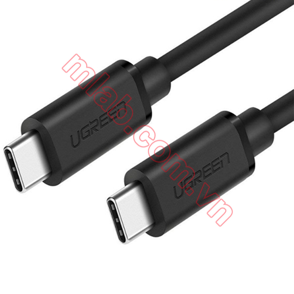 Cáp sạc và truyền dữ liệu USB type-C 2 đầu dương dài 0,5m chính hãng Ugreen 50996
