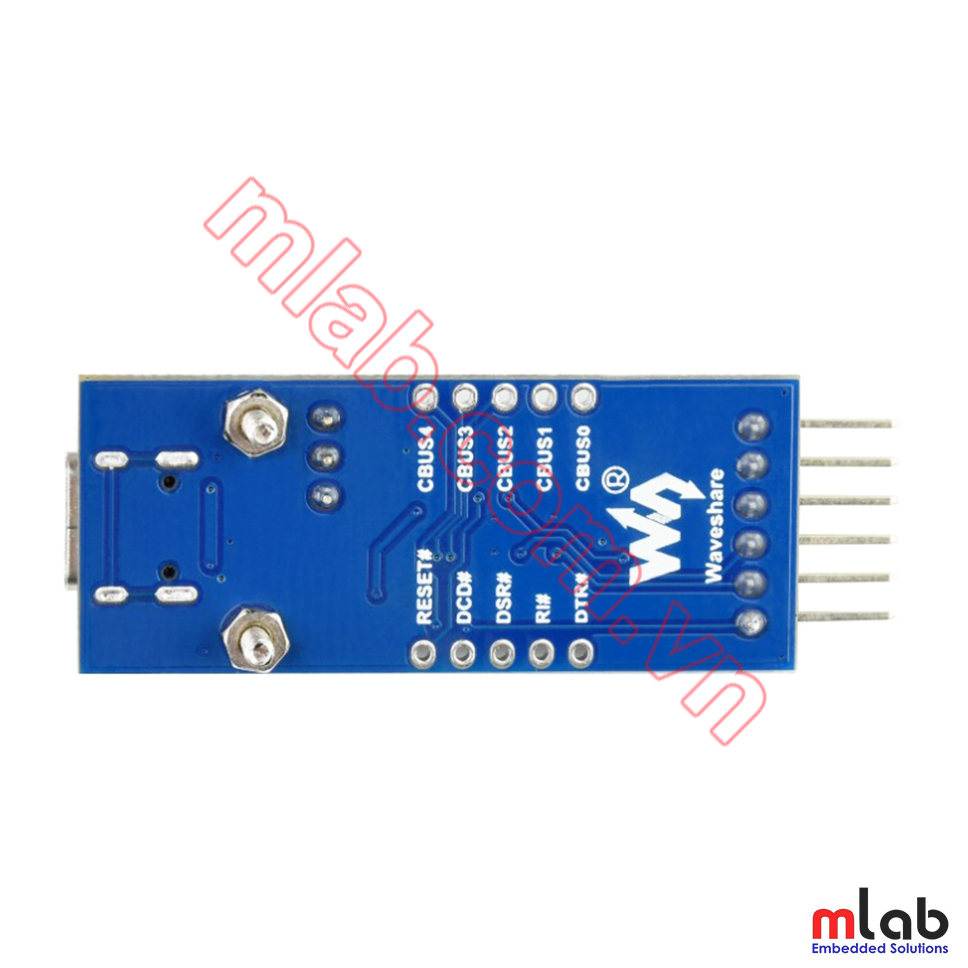FT232 USB UART Board (Type C), USB To UART (TTL) Communication Module, USB-C Connector