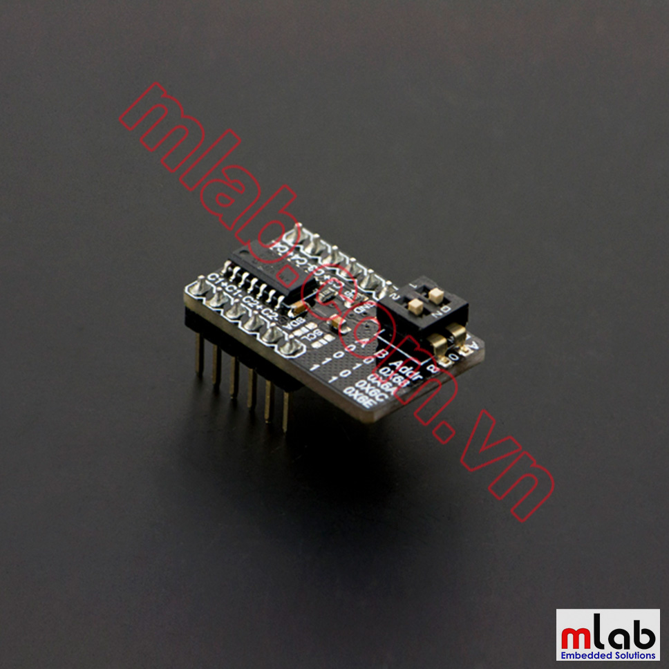 Module ADC MCP3424, 4 kênh, 18-bit, có Programmable Gain Amplifier, dành cho Raspberry Pi