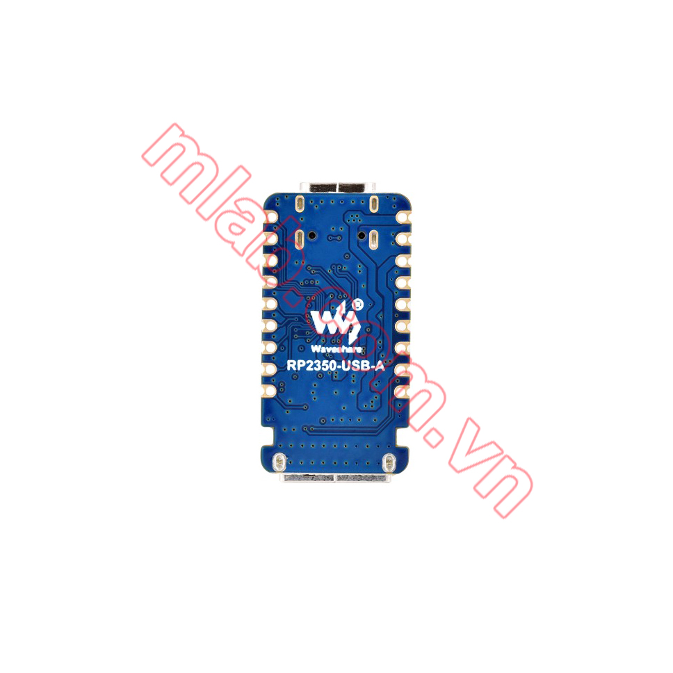 Waveshare RP2350A USB Mini Development Board, Based On Raspberry Pi RP2350A Dual-core & Dual-architecture Microcontroller, 150MHz Operating Frequency