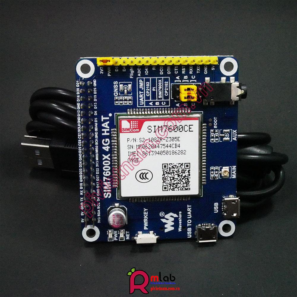 SIM7600CE-CNSE 4G / 3G / 2G HAT dành cho Raspberry Pi