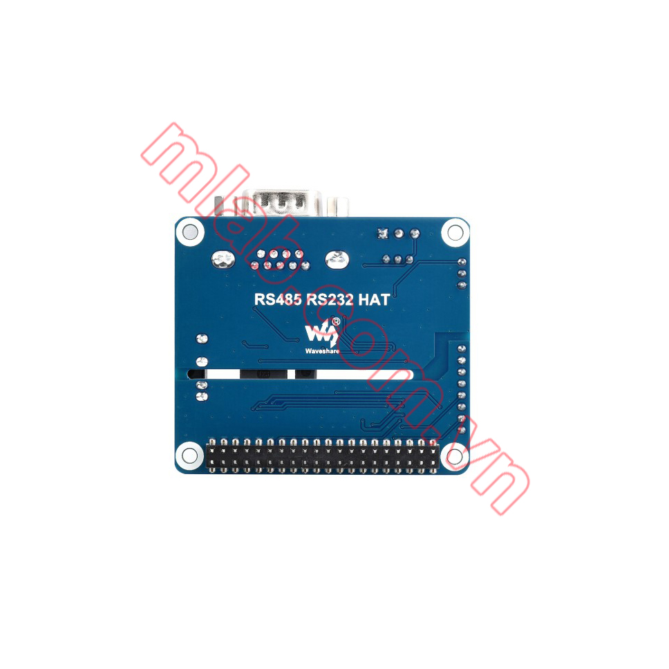 Isolated RS485 RS232 Expansion HAT for Raspberry Pi, SPI Control