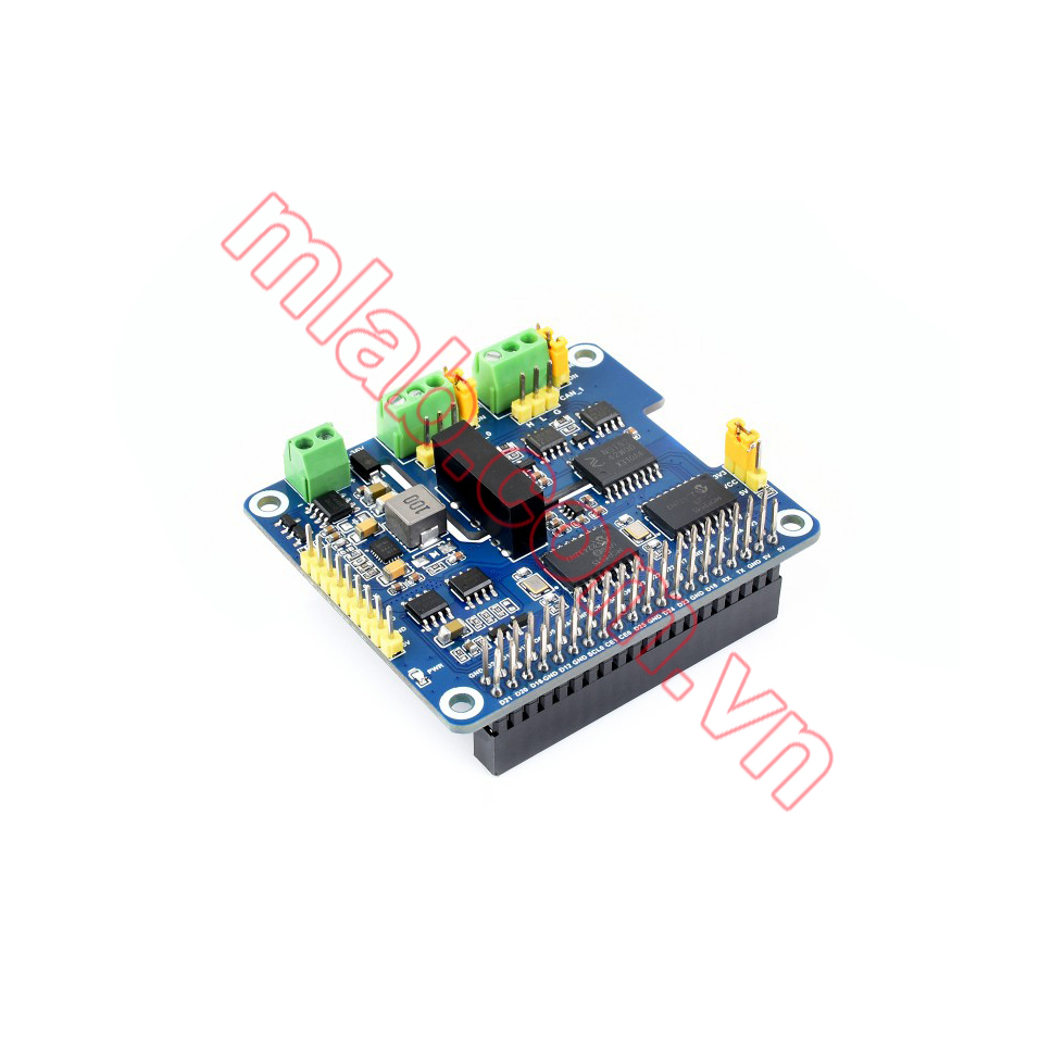 2-Channel Isolated CAN Bus Expansion HAT For Raspberry Pi, Dual Chips Solution, Stackable Design For Expanding Multiple CAN Channels, Raspberry Pi HAT
