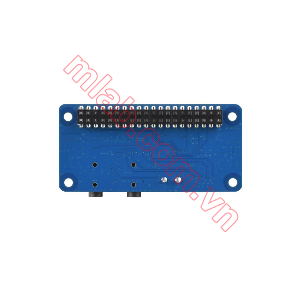 DA7212 I2S Audio Board For Raspberry Pi, Stereo Encoding/Decoding, Onboard Dual Microphones, Compatible With Raspberry Pi Series Boards