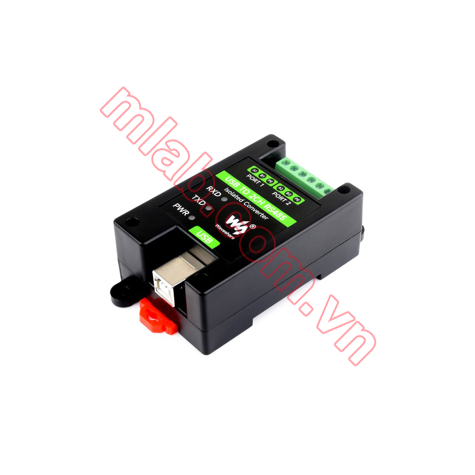 USB TO 2CH RS485 Industrial Grade Isolated Converter, USB To RS485 Adapter, Onboard Original FT2232HL Chip, Stable And Reliable Communication