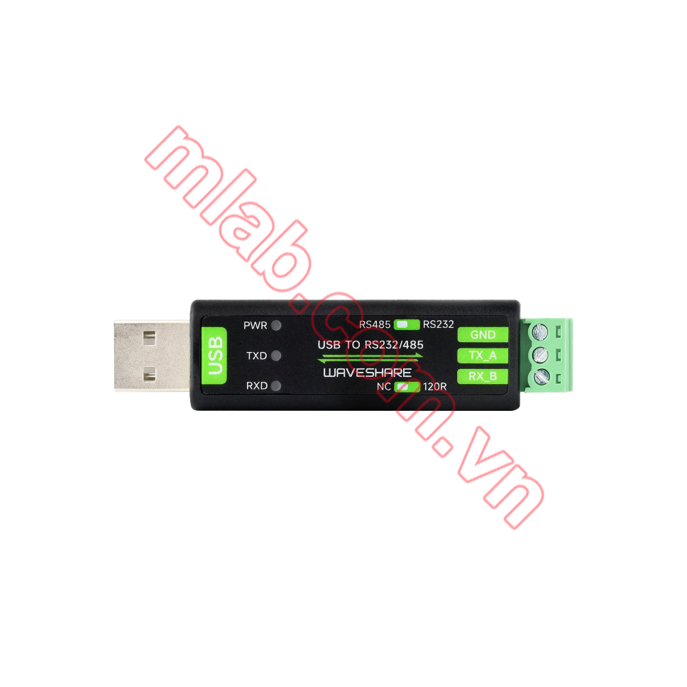 USB to RS232/485 Serial Converter, Onboard Original FT232RNL Chip, Multiple devices applicable, Multi-OS compatible