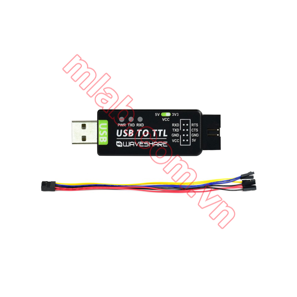 Industrial USB TO TTL Converter, Original FT232RNL, Multi Protection & Systems Support