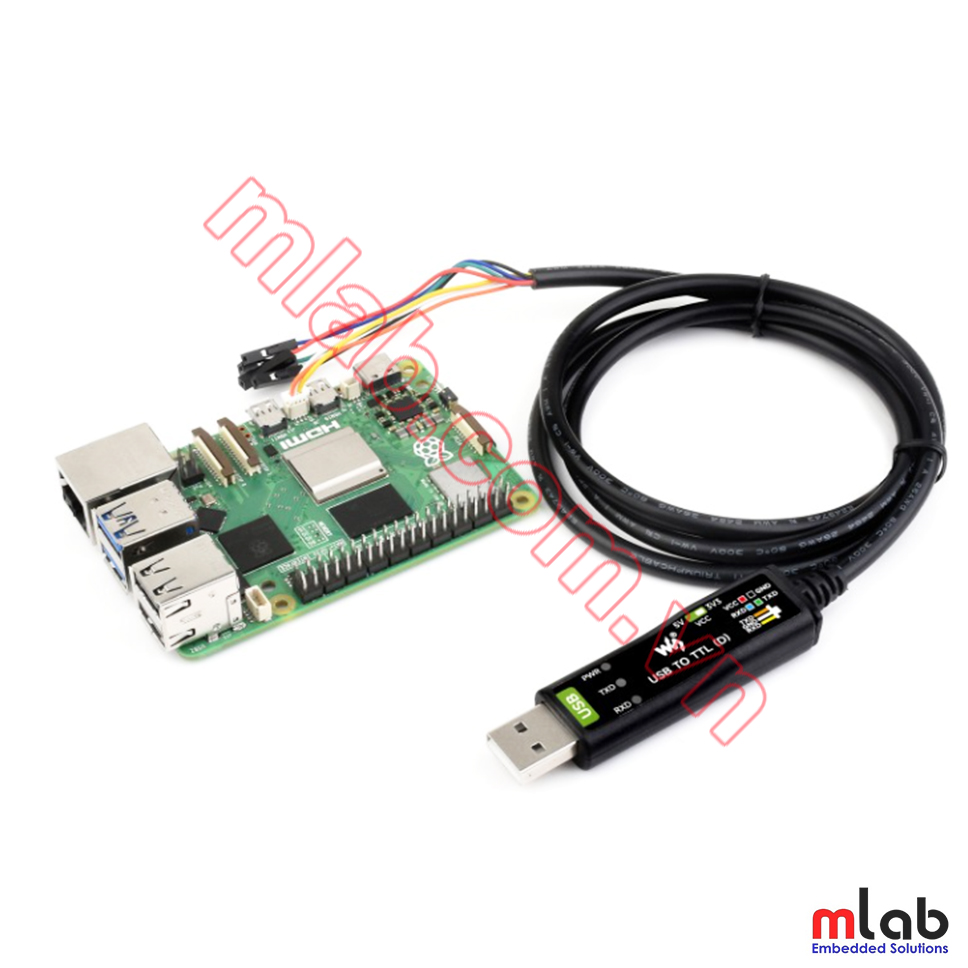 Industrial USB TO TTL (D) Serial Cable, Original FT232RNL Chip, Multi Protection Circuits, Multi Systems Support, Suitable For Raspberry Pi 5 Serial Port Debugging