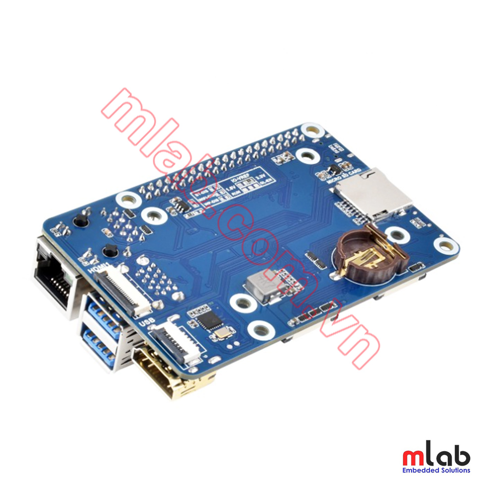 Mini Base Board (A) designed for Raspberry Pi Compute Module 5 (NOT Included)