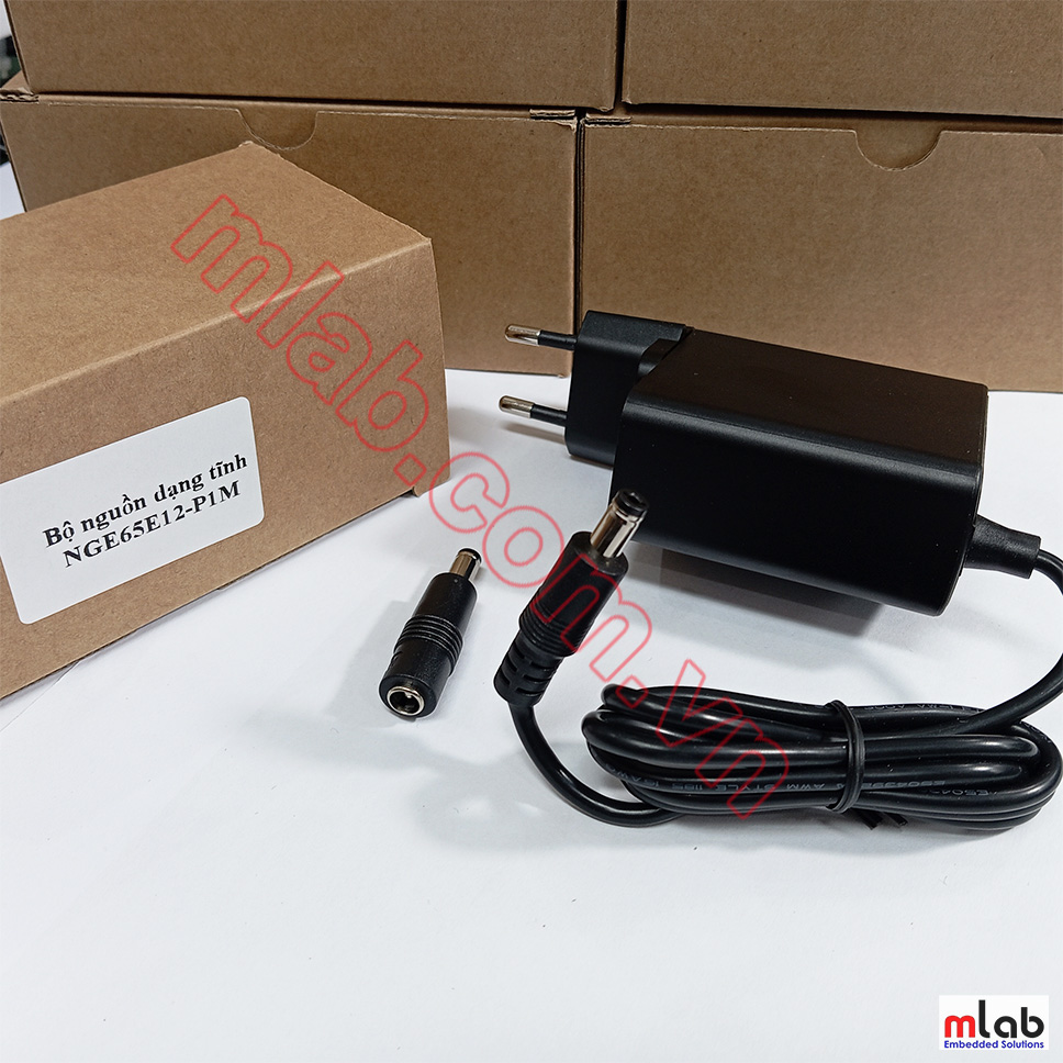 Nguồn MEAN WELL 12V/4.88A, EU Plug, OD 5.5, ID 2.5 (5.5x2.5x11.0) dùng cho Kria KV260 Vision AI Starter Kit