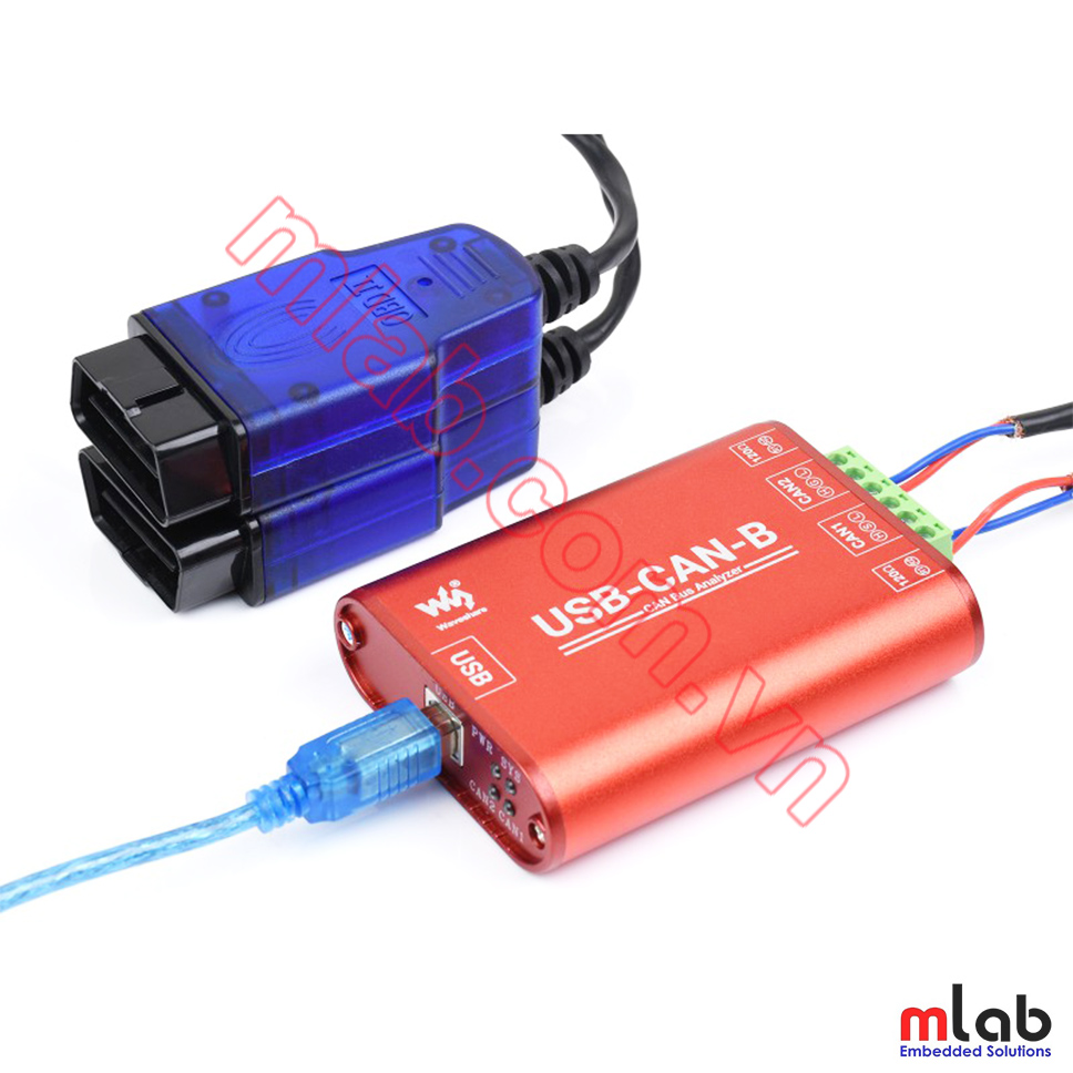 USB to CAN Adapter, Dual-Channel CAN Analyzer, Industrial Isolation