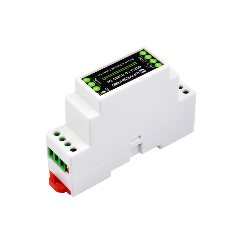 RS232 To RS485 Converter (B), Active Digital Isolator, Rail-Mount support, 600W Lightningproof & Anti-Surge