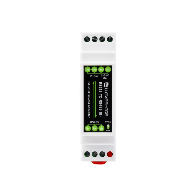 RS232 To RS485 Converter (B), Active Digital Isolator, Rail-Mount support, 600W Lightningproof & Anti-Surge