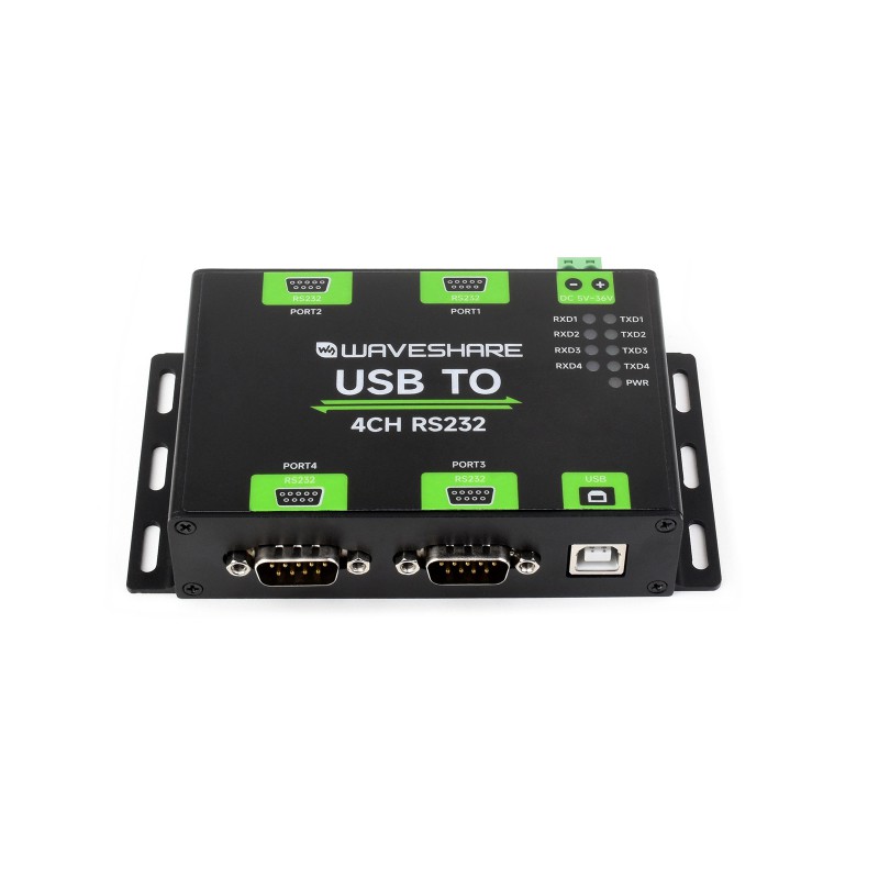 Industrial Isolated USB To 4-Ch RS232 Converter, USB To Serial Adapter, Original FT4232HL Chip, Mac / Linux / Android / Windows Multi-OS Compatible