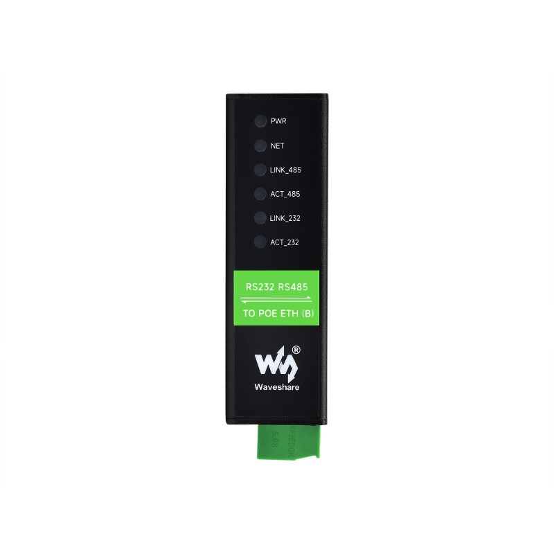 RS232 RS485 to RJ45 Ethernet Serial Server, RS232 And RS485 Dual Channels Independent Operation, Dual Ethernet Ports
