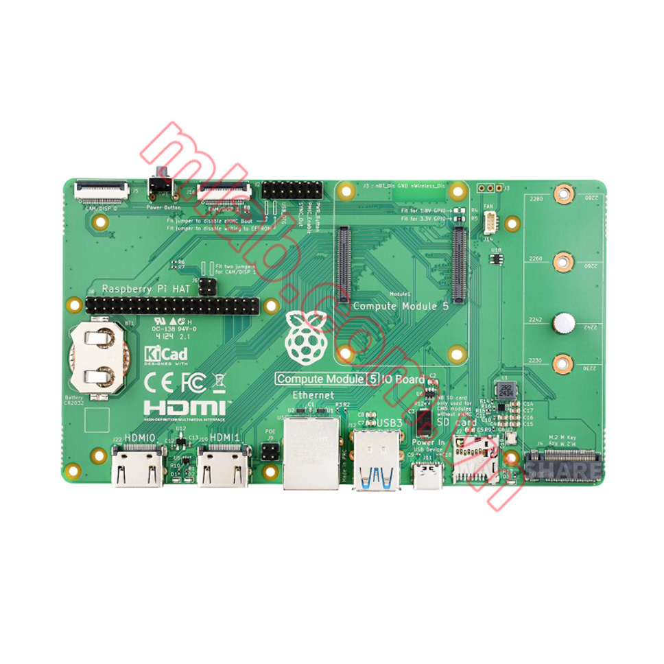 Official Raspberry Pi Compute Module 5 IO Board