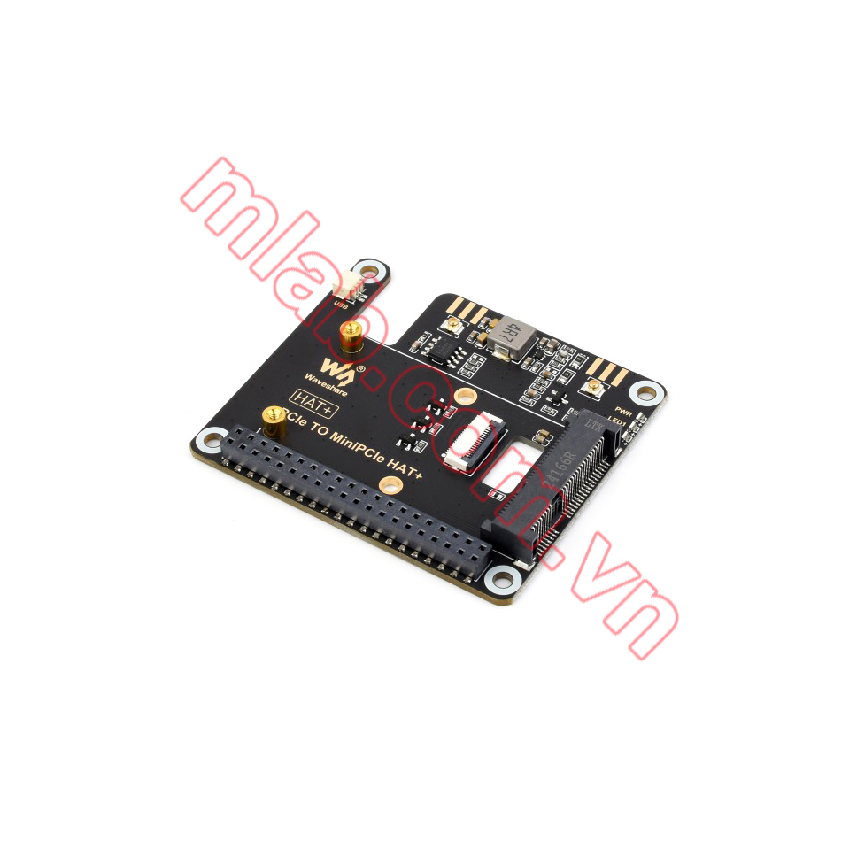 PCIe TO MiniPCIe Adapter For Raspberry Pi 5, Compatible With MiniPCIe Wireless NIC, Supports USB Bluetooth Connection, Driver-Free, Plug And Play, High-Speed Networking