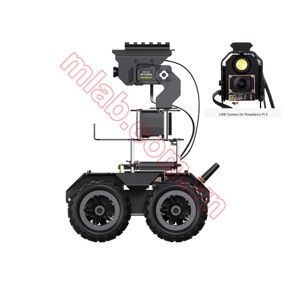 Robot AI RaspRover, Open-source 4WD dành cho Raspberry Pi