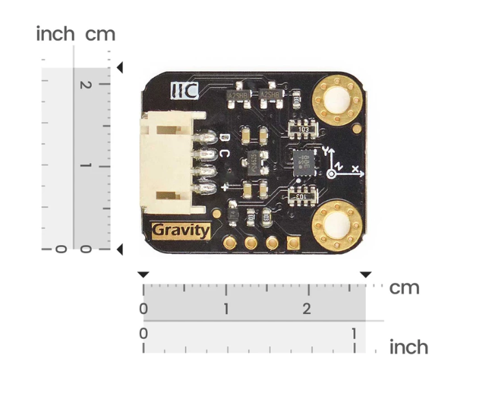 Gravity: I2C BMI160 6-Axis Inertial Motion Sensor