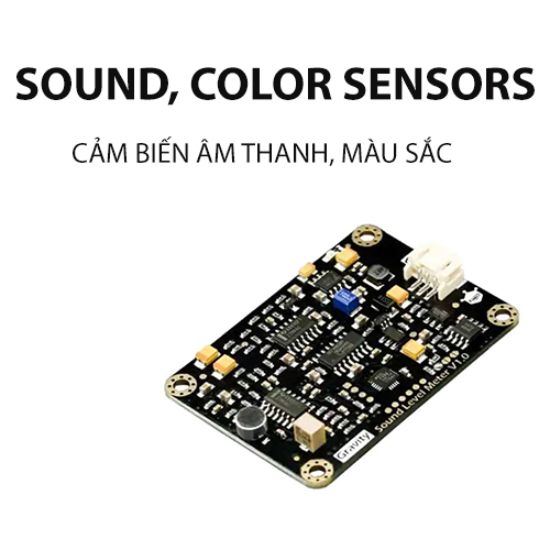 Cảm biến âm thanh, màu sắc