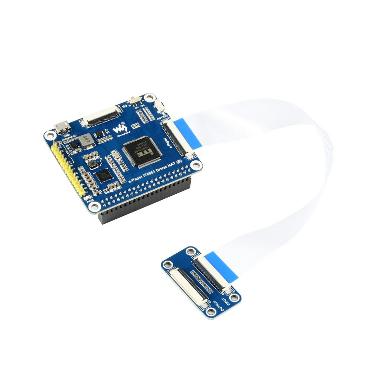 1872×1404, 7.8inch E-Ink display HAT for Raspberry Pi
