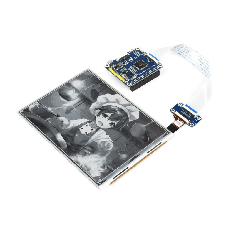 1872×1404, 7.8inch E-Ink display HAT for Raspberry Pi