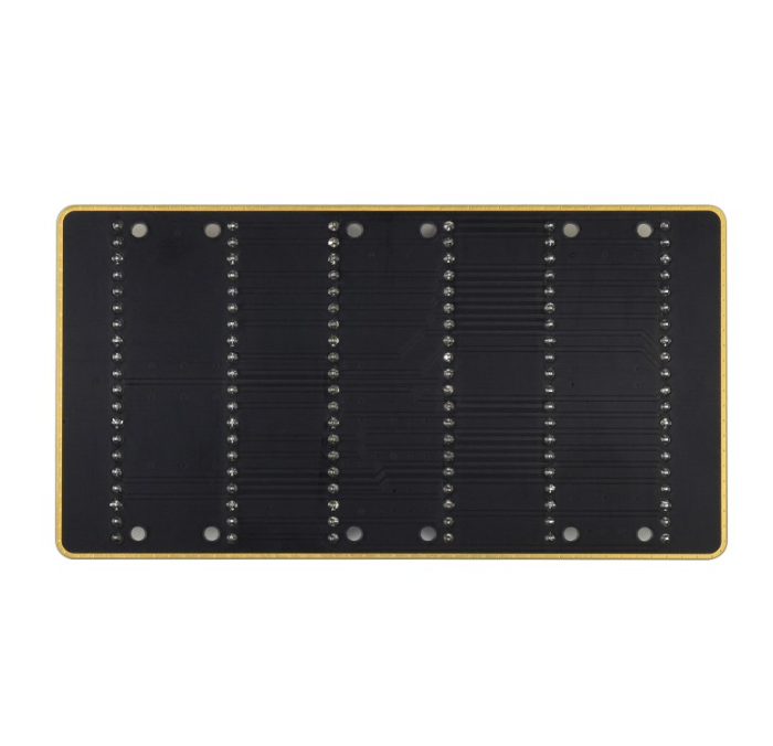 Dual GPIO Expander for Raspberry Pi Pico, Two Sets of Male Headers