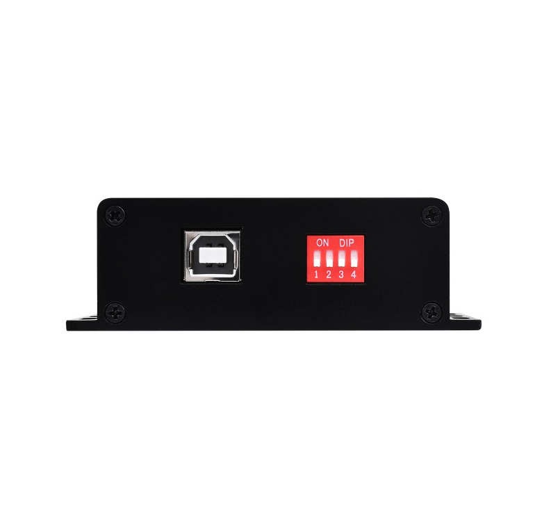 Industrial USB TO 4Ch RS485 Converter, Multi Protection Circuits, Multi Systems Support, Aluminium Alloy Case