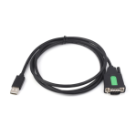 Industrial USB To RS232 Serial Adapter Cable, USB Type A To DB9 Male Port, Original FT232RL Chip, Cable Length 1.5m