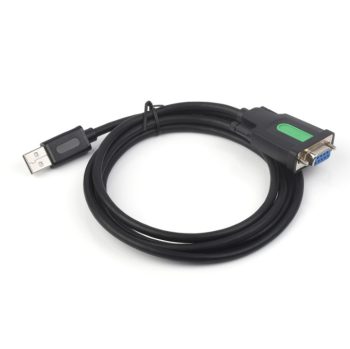 Industrial USB To RS232 Serial Adapter Cable, USB Type A To DB9 Female Port, Original FT232RL Chip, Cable Length 1.5m