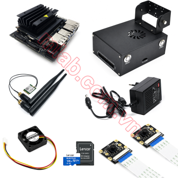 Combo Jetson Nano B01 Computer Vision Lab Kit (Dev Kit + Camera + Phụ kiện)