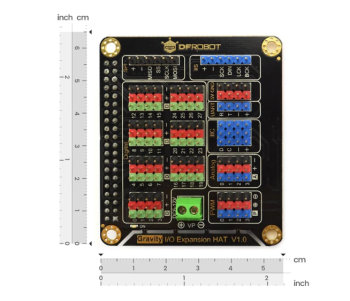 IO Expansion HAT for Raspberry Pi 5 / 4B / 3B+