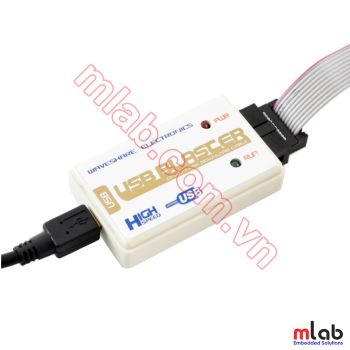 Waveshare USB Blaster V2 Download Cable, compatible with ALTERA USB Blaster FPGA/CPLD programmer, High-speed FT245+CPLD solution