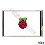 Màn hình 3.5inch (C) cho Raspberry Pi, Cảm ứng điện trở, 480×320, 125MHz High-Speed SPI