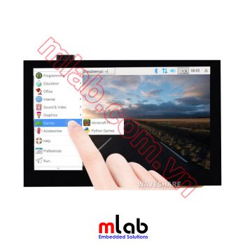 Màn hình LCD 4.3inch HDMI(B), 800x480, IPS, Cảm ứng điện dung Waveshare