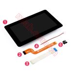 7inch Raspberry Pi Touch Display 2, DSI, 720 × 1280